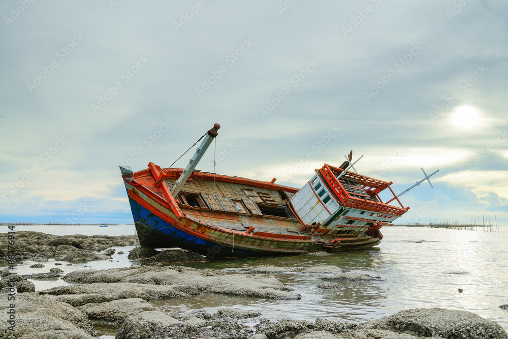 sunken wrecks