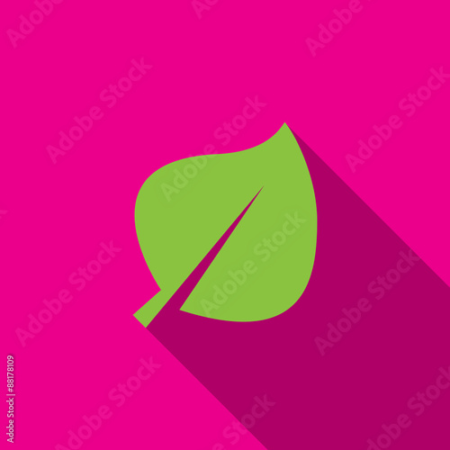 Leaf Icon. Vector illustration