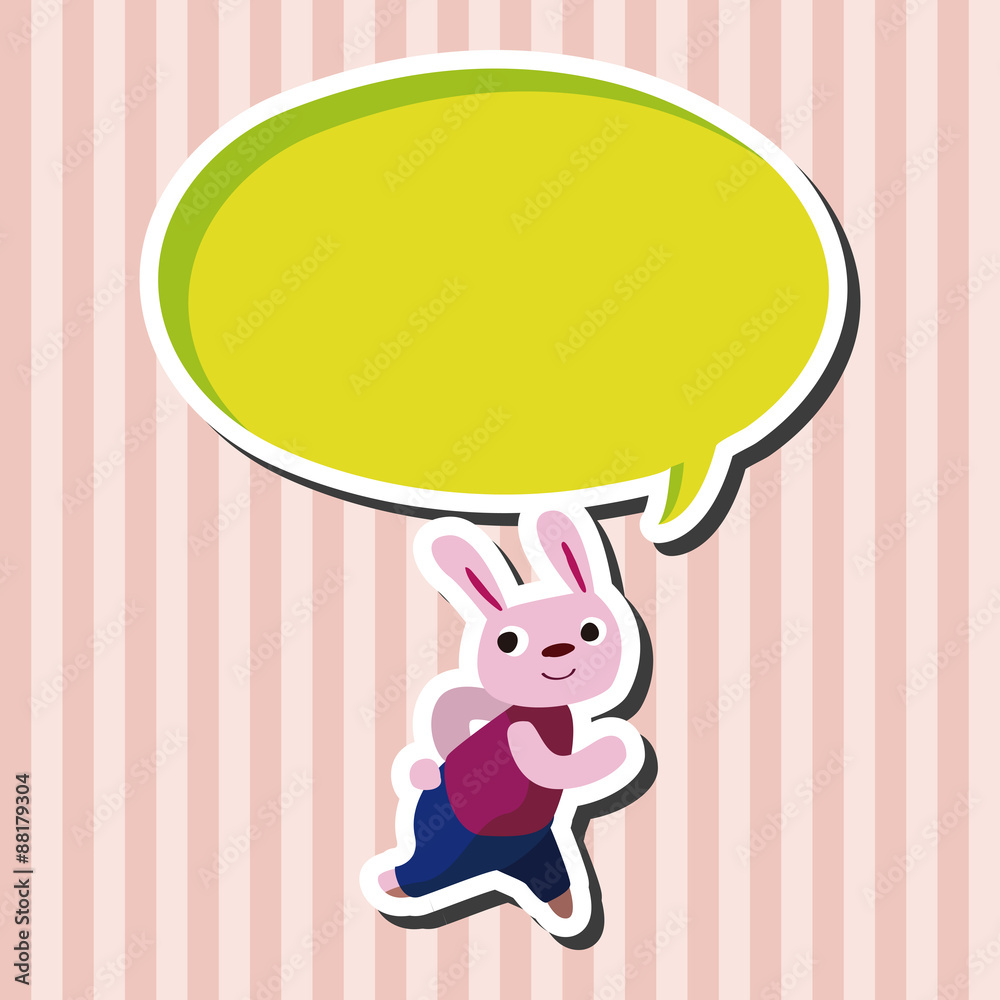 sport animal rabbit cartoon elements vector sport animal rabbit cartoon elements vector