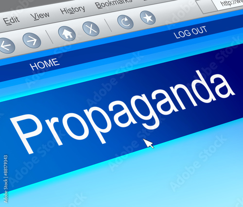 Obraz na plátně Propaganda concept.