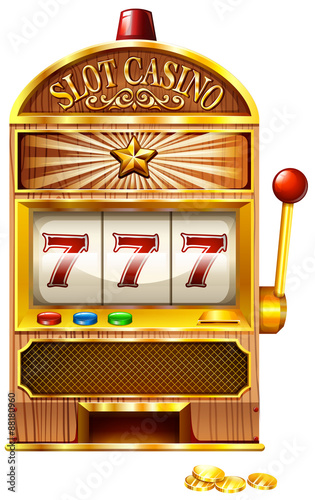 Slot machine with lucky seven