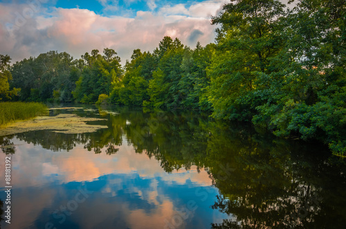 River early in the morning