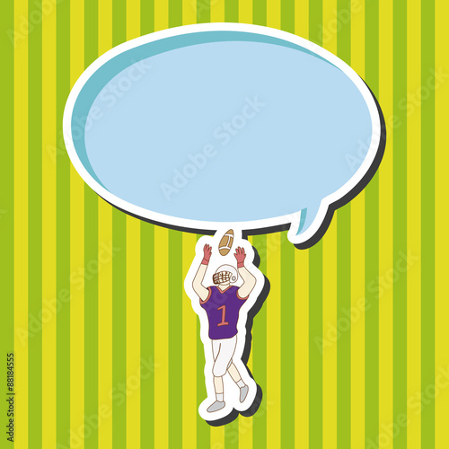football player theme elements vector,eps
