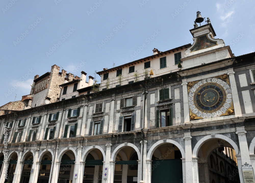 Astronomical clock in Brescia