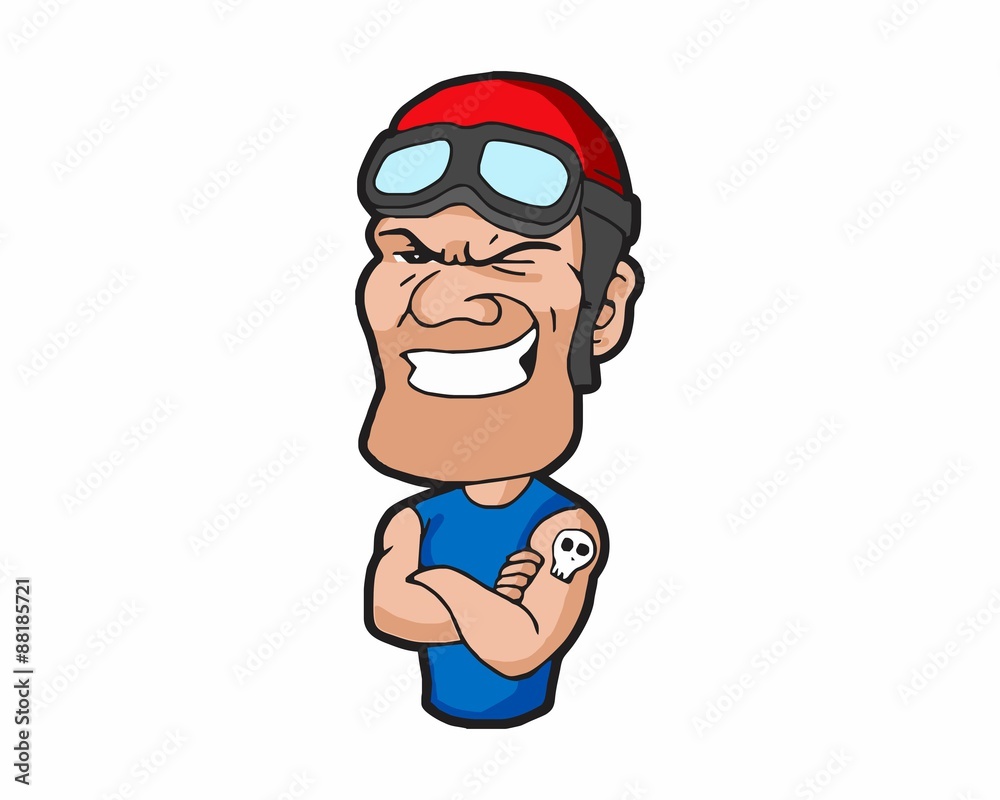 Obraz premium man guy character vector