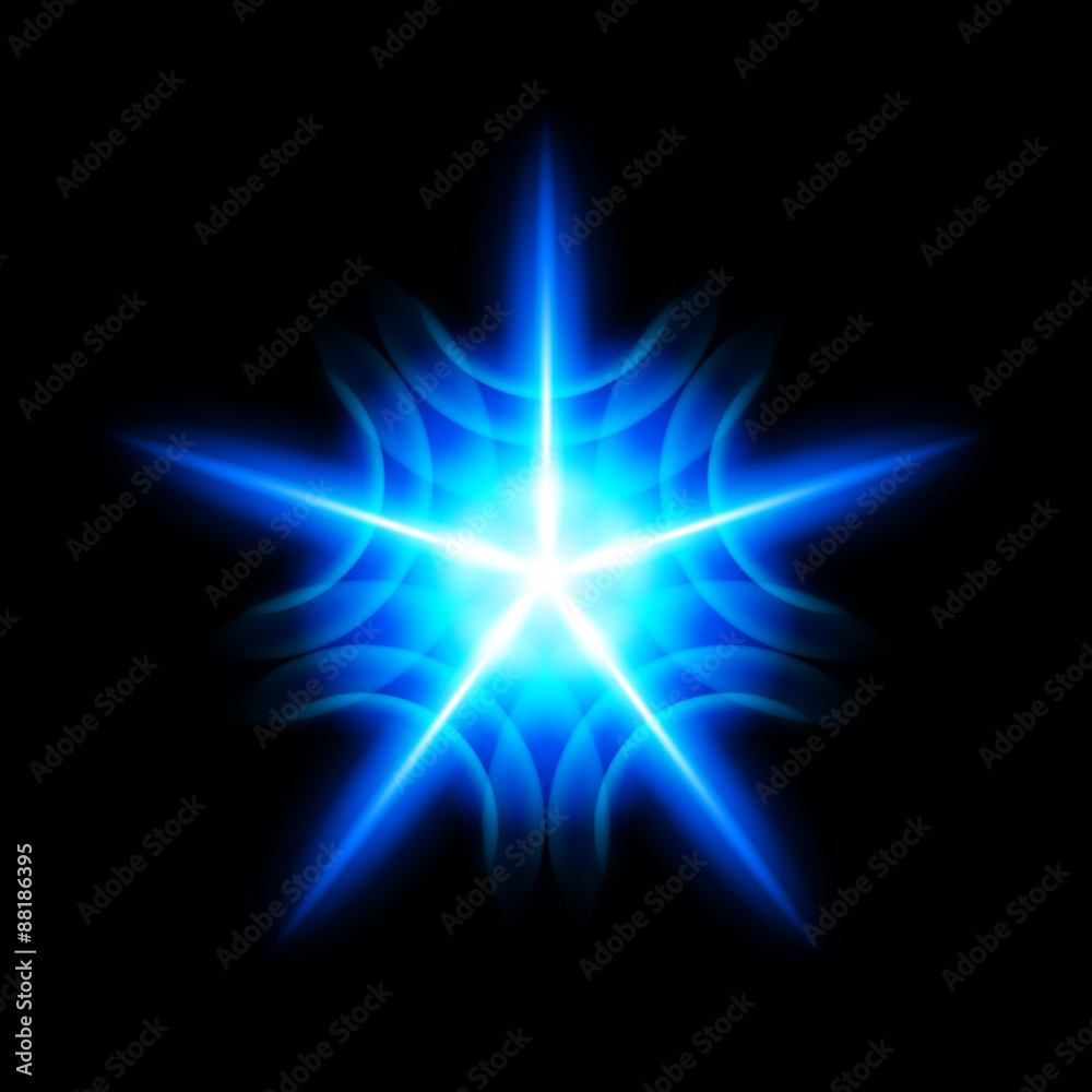 Obraz premium Digital star