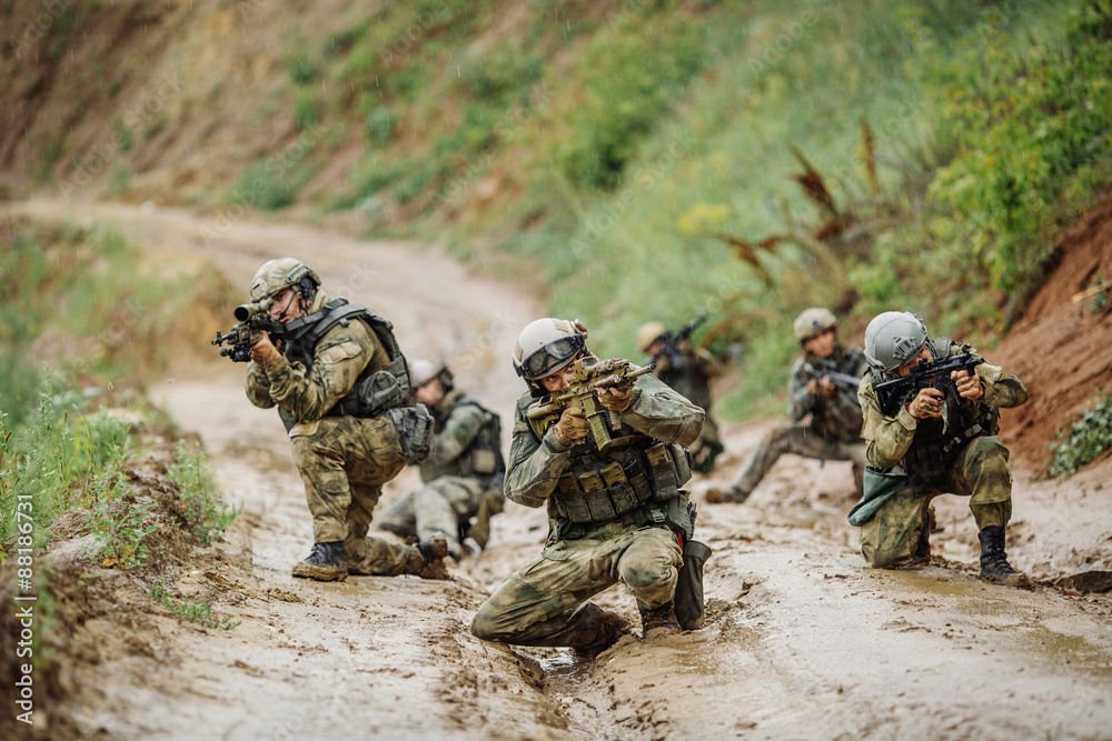 rangers during the military operation rangers during the military operation