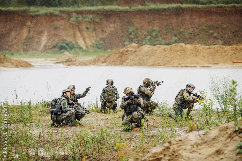 rangers during the military operation rangers during the military operation