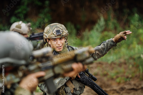 Foto rangers during the military operation
