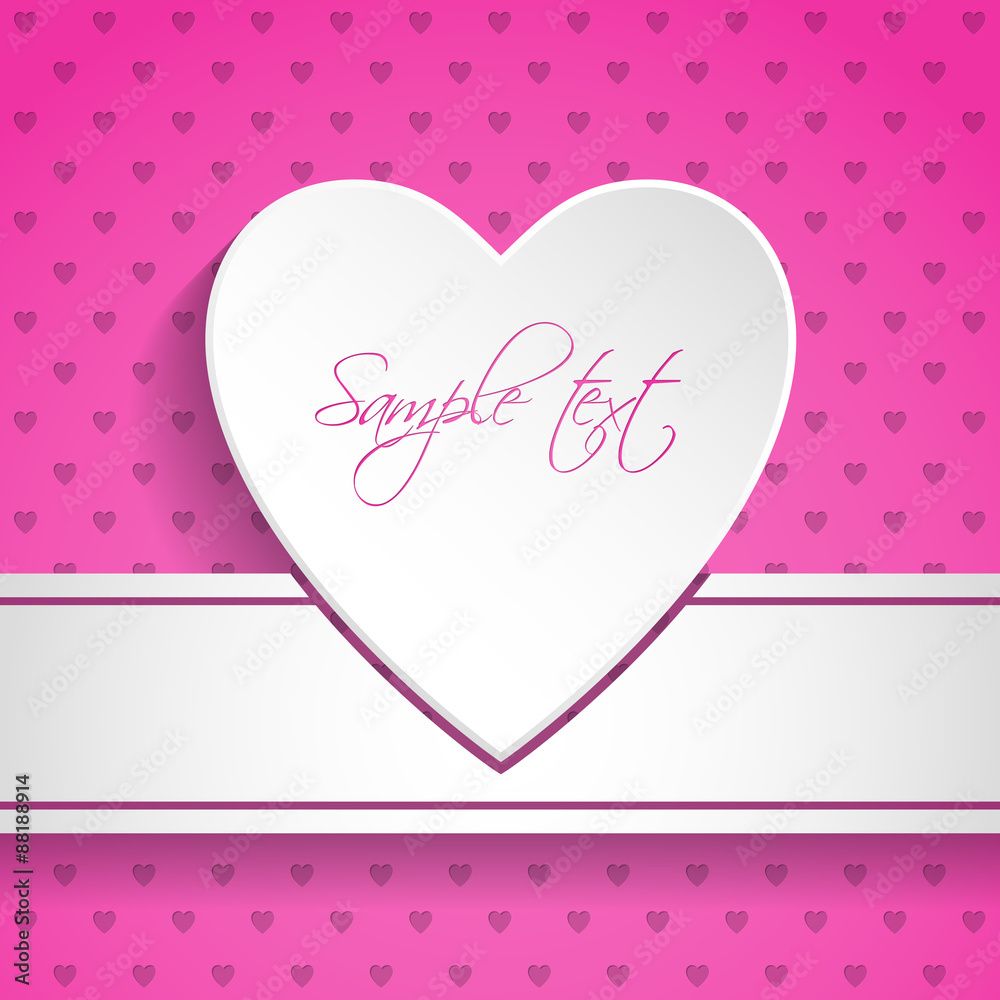 Valentine day greeting with textured background Valentine day greeting with textured background