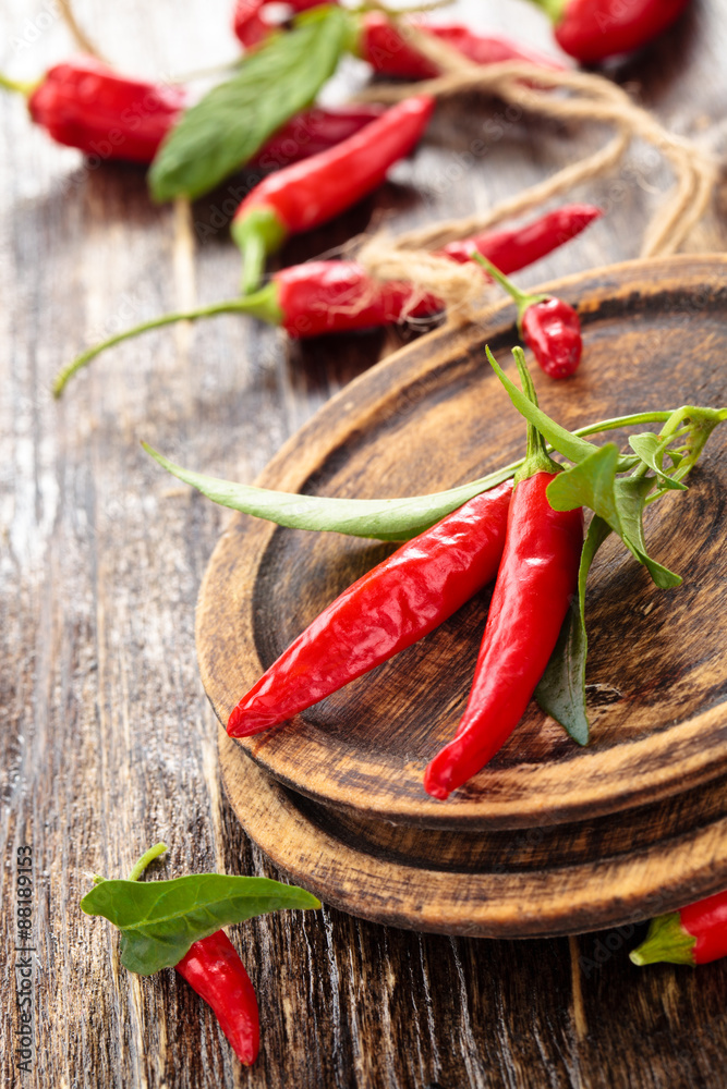 Chili peppers . Chili peppers .