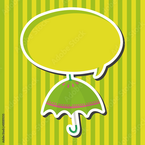 Umbrella theme elemets vector,eps