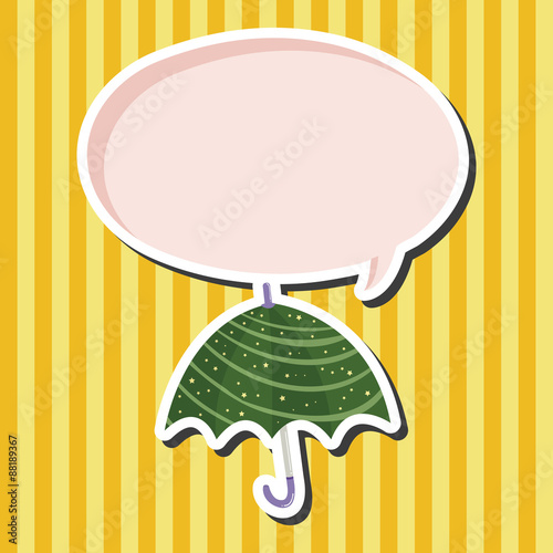 Umbrella theme elemets vector,eps