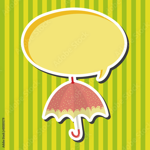 Umbrella theme elemets vector,eps