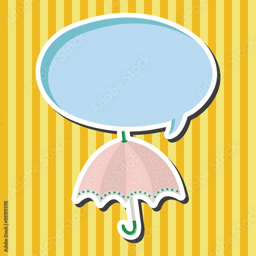 Umbrella theme elemets vector,eps