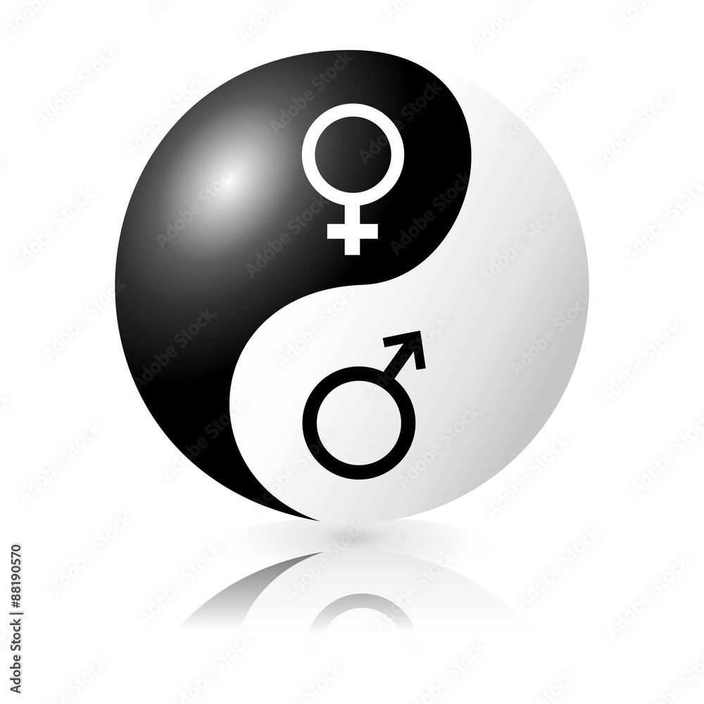 Yin and Yang Love Female-Male Yin and Yang Love Female-Male