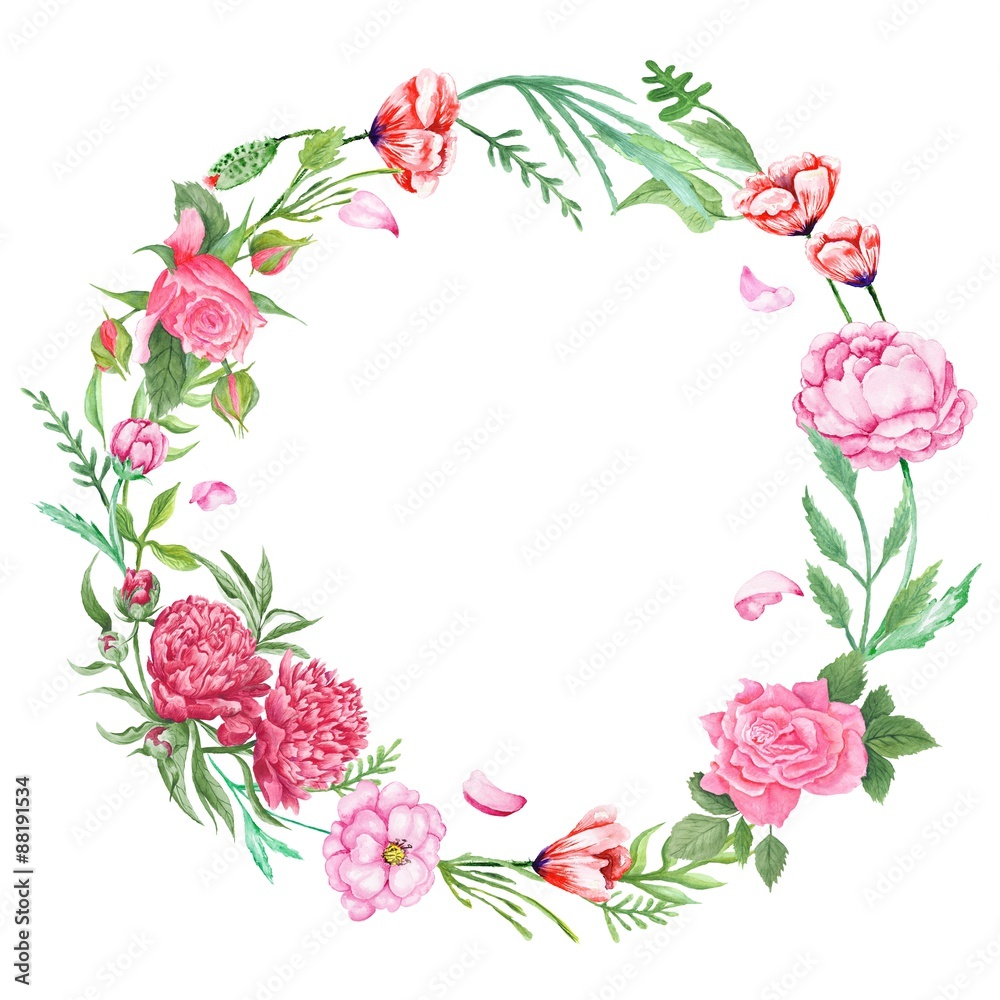 Shabby Chic Floral Wreath Shabby Chic Floral Wreath