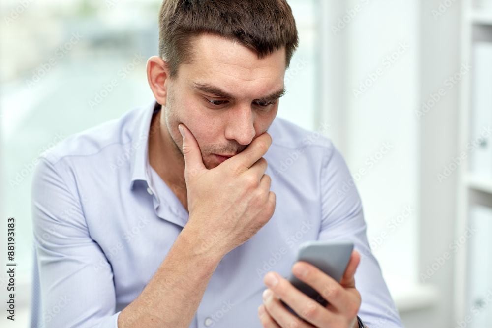 close up of businessman with smartphone close up of businessman with smartphone