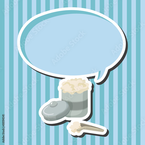 Medical cotton theme elements