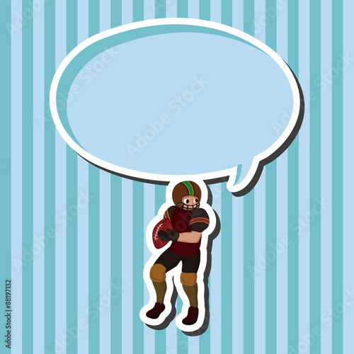 football player theme elements vector,eps