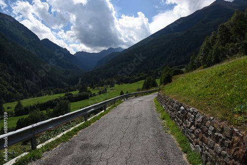 strada di montagna panorama di montagna photo