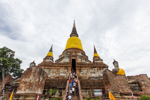 Cloudy Wat Yai Chaimongkol photo