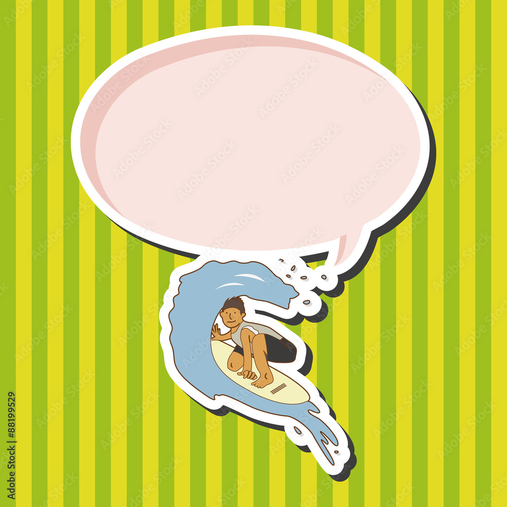 Water Sports theme elements Water Sports theme elements