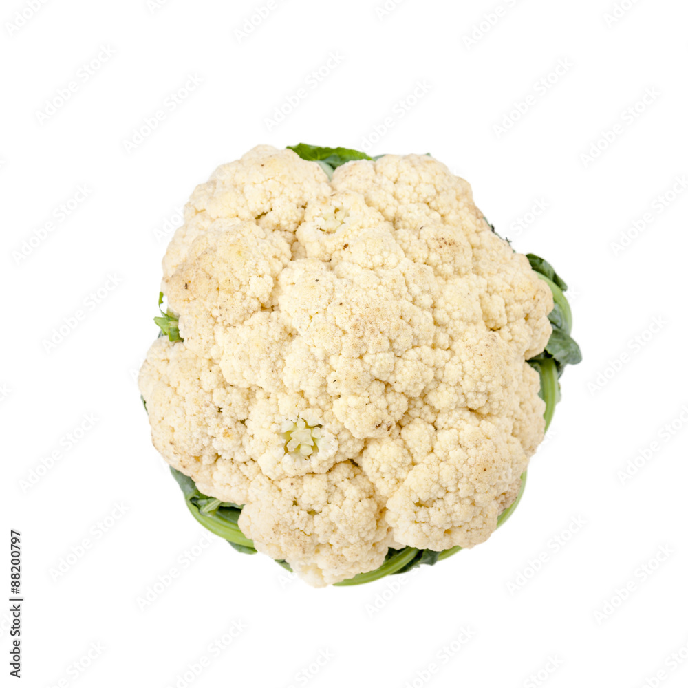Cauliflower isolated on white background Cauliflower isolated on white background