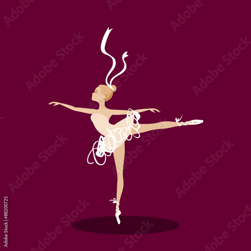 ballet dancer on stage
