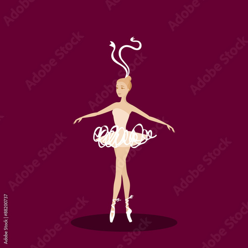 ballet dancer on stage