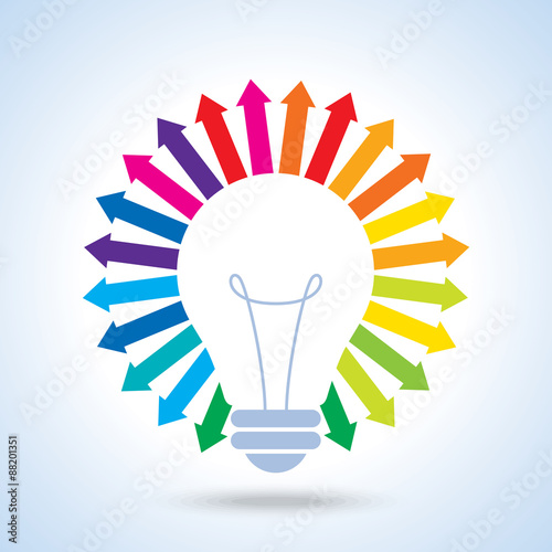 innovating a new idea vector