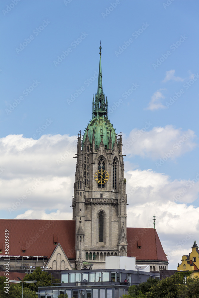 St. Paul Cathedral at Theresienwiese in Munich, 2015