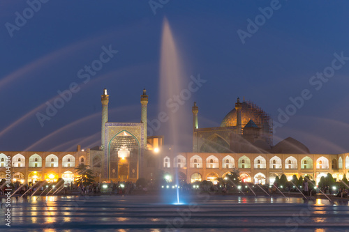 Imam Mosque at Naghsh-e Jahan Square in Isfahan, Iran photo