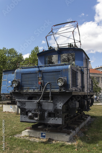 Locomotives of the Bavarian Zugspitze Railway in Munich, 2015