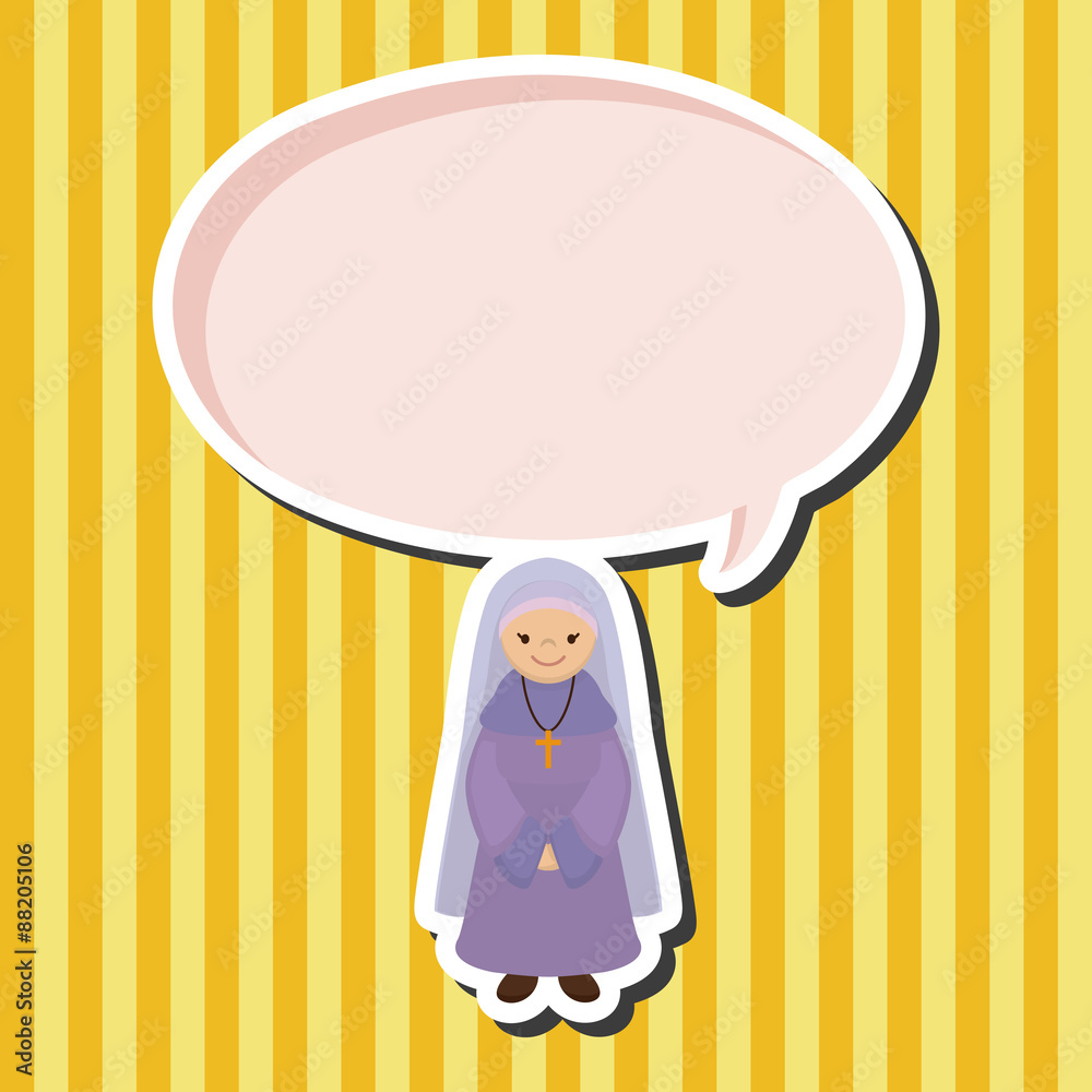 pastor and nun theme elements vector,eps pastor and nun theme elements vector,eps