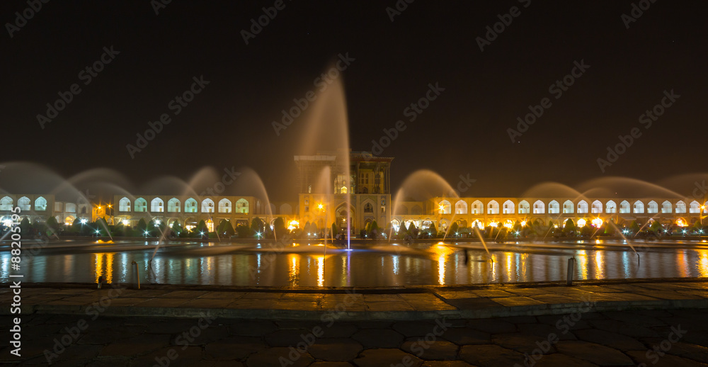 Naqsh-e Jahan Square in Isfahan, Iran.