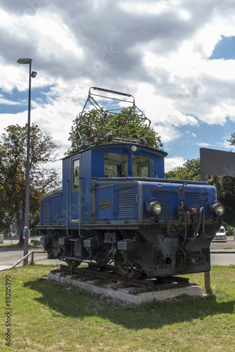 Locomotives of the Bavarian Zugspitze Railway in Munich, 2015 photo