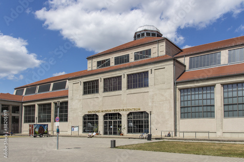 Entrance of the Deutsches Museum Verkehrszentrum in Munich, 2015