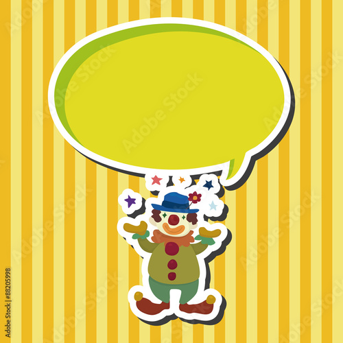 clowns theme elements vector,eps