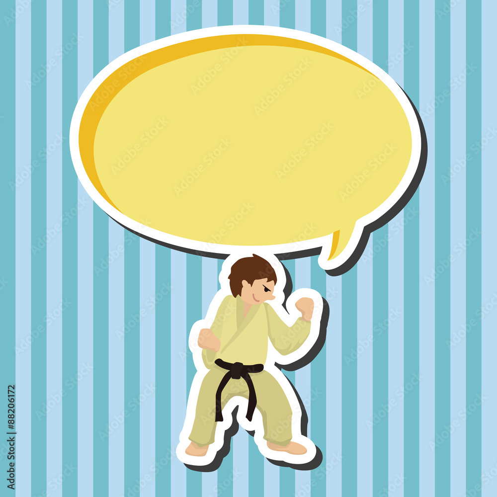 Taekwondo theme elements vector,eps Taekwondo theme elements vector,eps