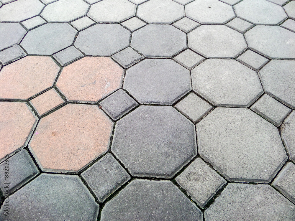 Block floor background Block floor background
