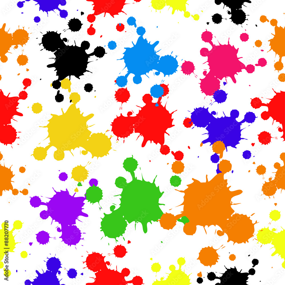 seamless pattern with paint