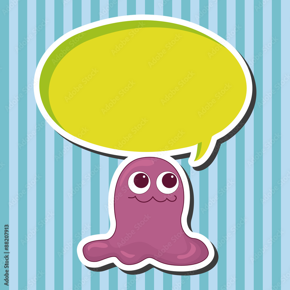 monster cartoon theme elements vector,eps monster cartoon theme elements vector,eps