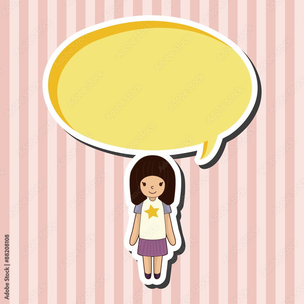 family girl character theme elements family girl character theme elements