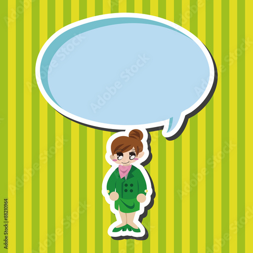 flight attendants theme elements vector,eps