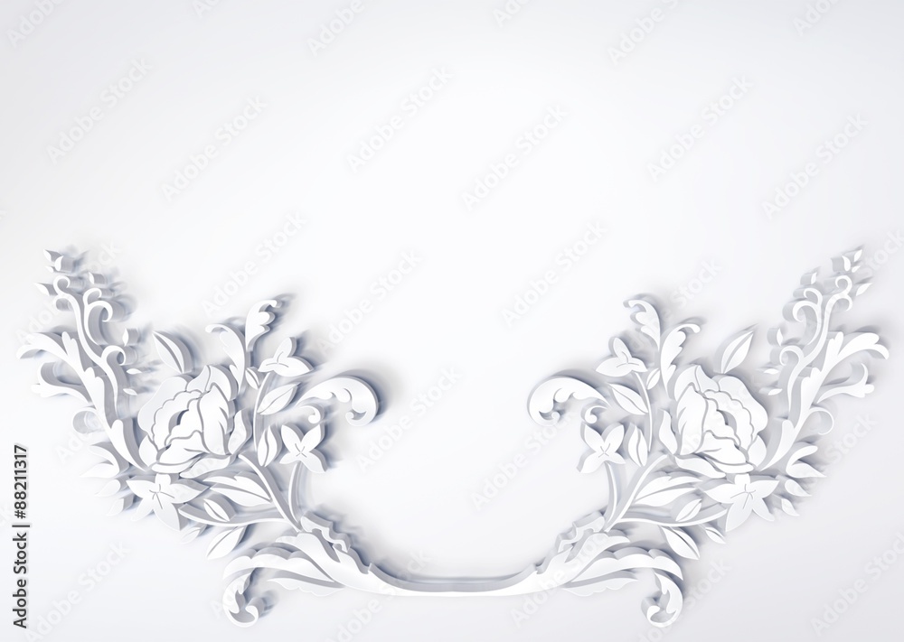 Motifs floraux 3d Motifs floraux 3d