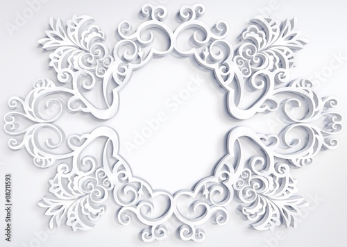 Motifs floraux 3d