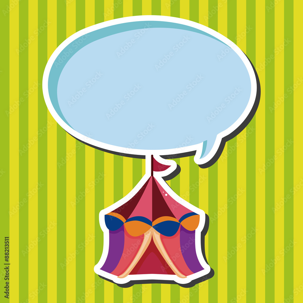 circus tents theme elements