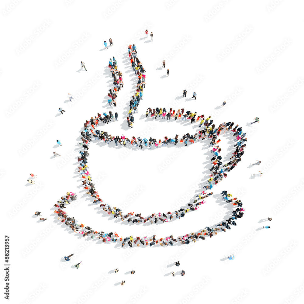 people in the shape of coffee people in the shape of coffee