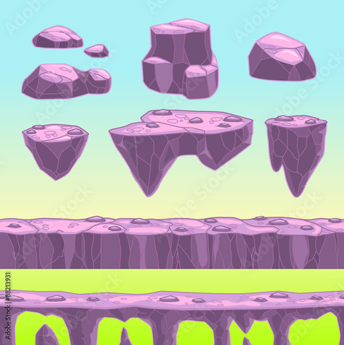 Cartoon stones